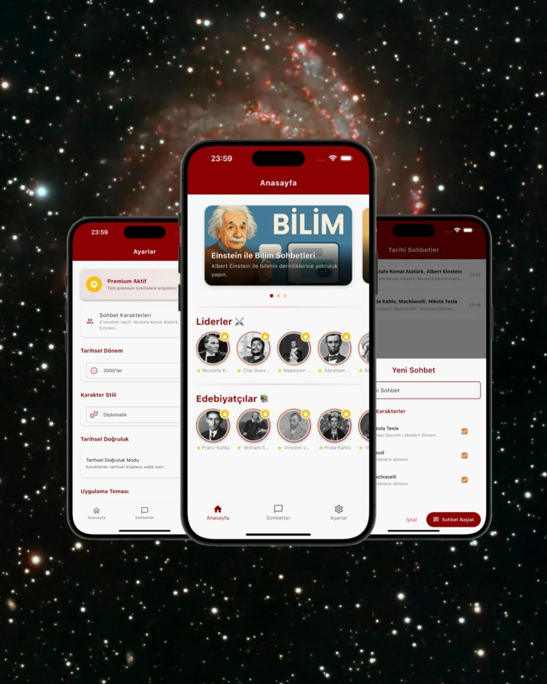 TalkToLegends AI proje görünümü